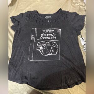 Beetlejuice Black Graphic Tee